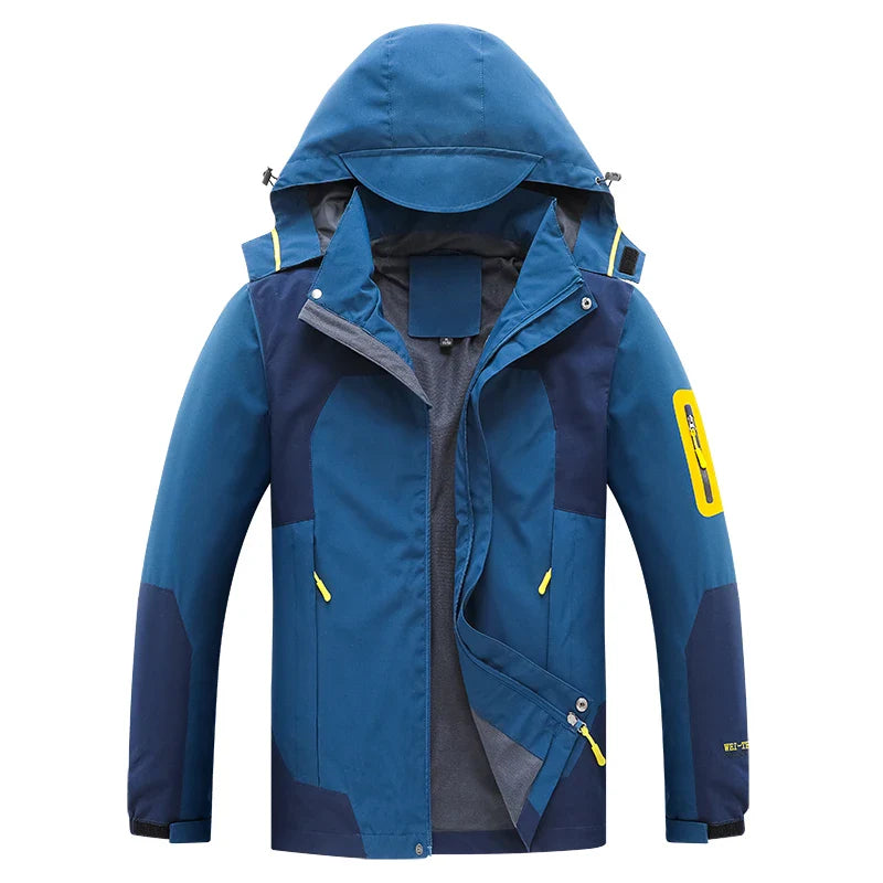 Manteau à Capuche Imperméable et Coupe-vent pour Homme