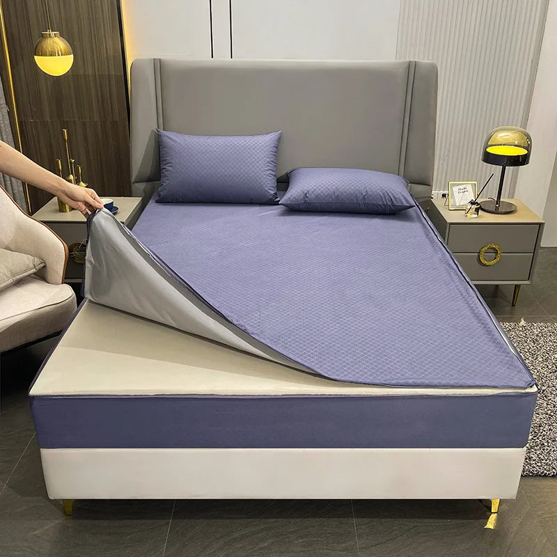 Housse Protège-Matelas Imperméable à Zip