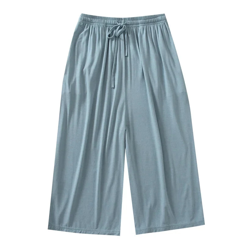 Pantalon à Taille élastique, léger et ample - Femme