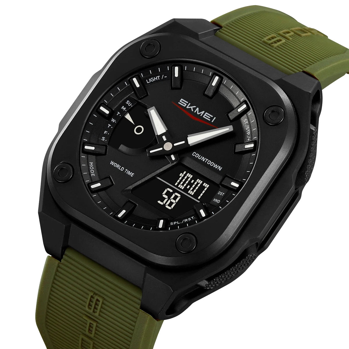 Montre sport multifonction étanche à quartz