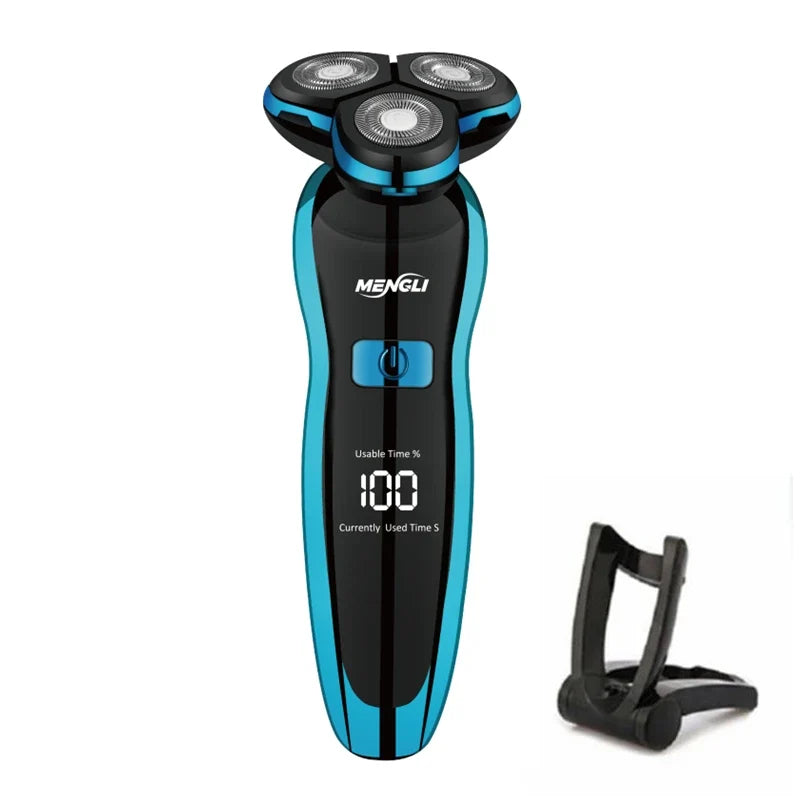 Tondeuse Électrique Visage, Cheveux & Corps Rasage à Sec ou Humide