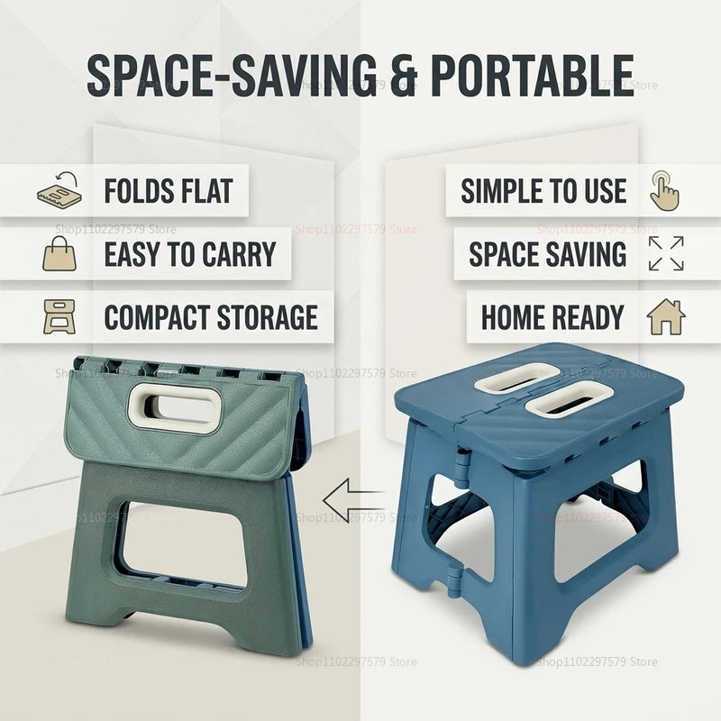 Tabouret Pliant Portable et Renforcé – Mini Chaise d’Extérieur pour Camping, Pêche, Pique-Nique, Voyage et Randonnée
