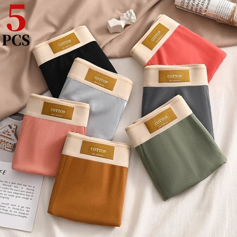Ensemble de 5 boxers respirants en coton pour hommes - Premium