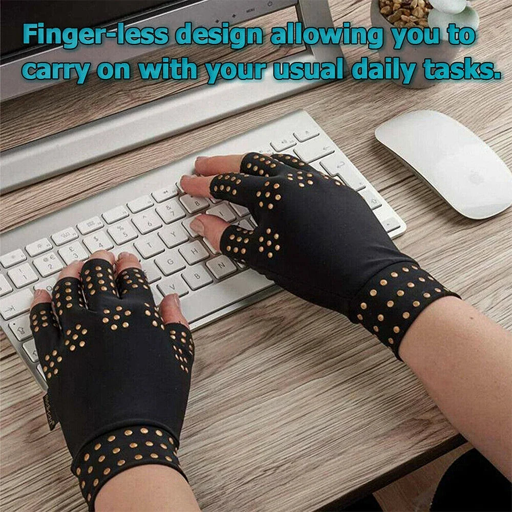 Gants Thérapeutiques Magnétiques Anti-Douleurs Articulaires