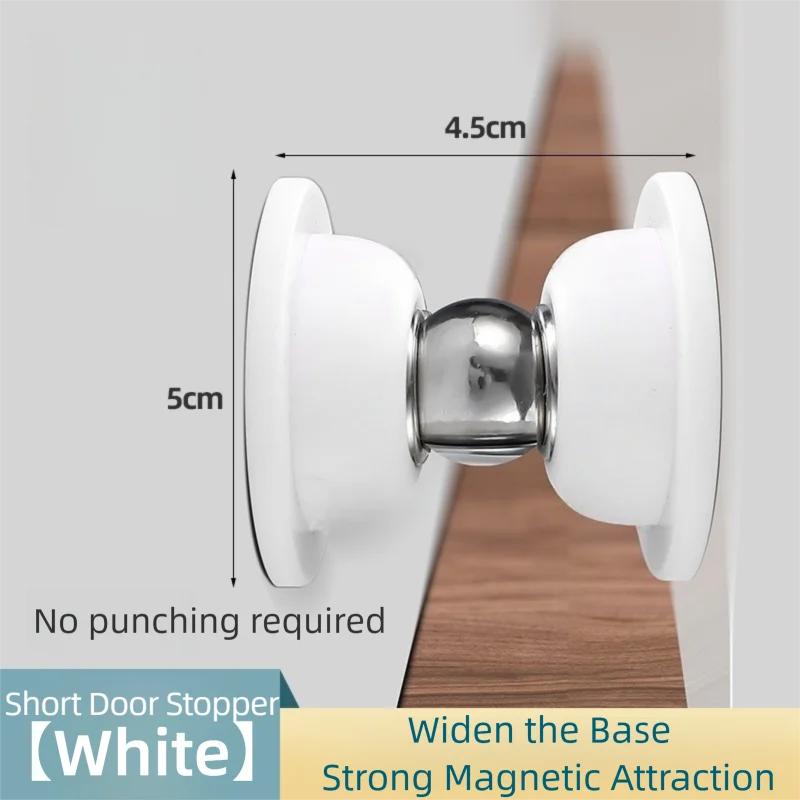 Butée de Porte Magnétique en Silicone à Adhésif – Anti-Collision, Silencieuse & Fixation Forte