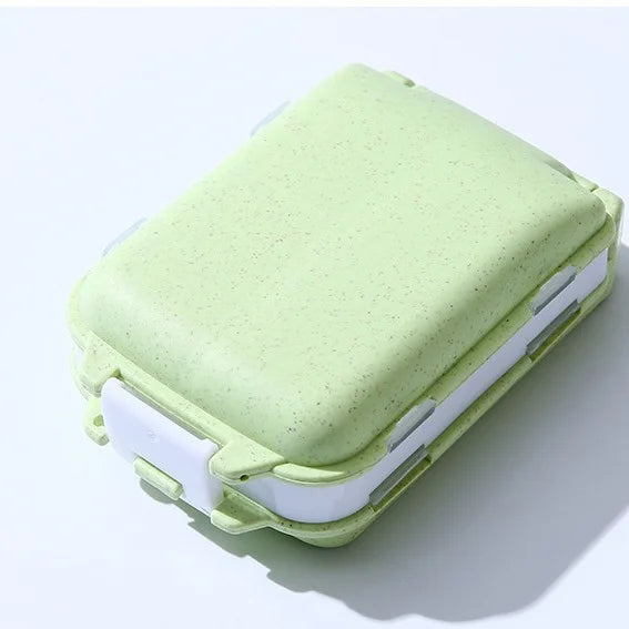 Mini Pilulier Organisateur de Voyage - 8 Compartiments