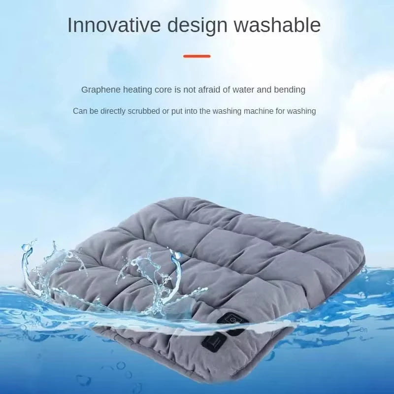 Coussin de Siège Chauffant – Chauffage Express USB / Allume-cigare