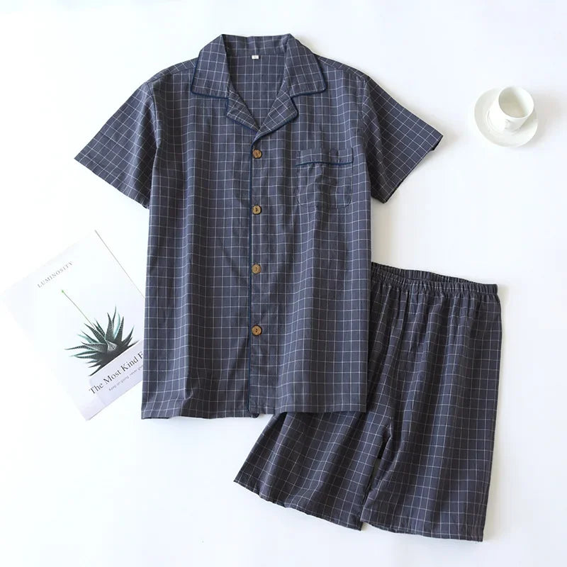 Pyjama d'Été Homme - 100% Coton
