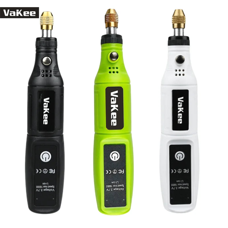 Mini Perceuse Graveur Rotatif Rechargeable USB — Kit Complet, Accessoires Multiples