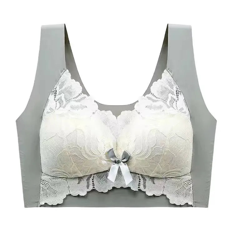 Brassière à dentelle avec larges bretelles