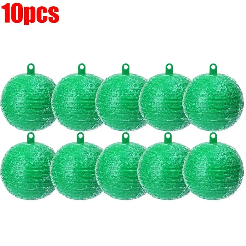10x Pièges Sphère Adhésifs pour Mouches et Insectes Volants - Résistants aux Intempéries