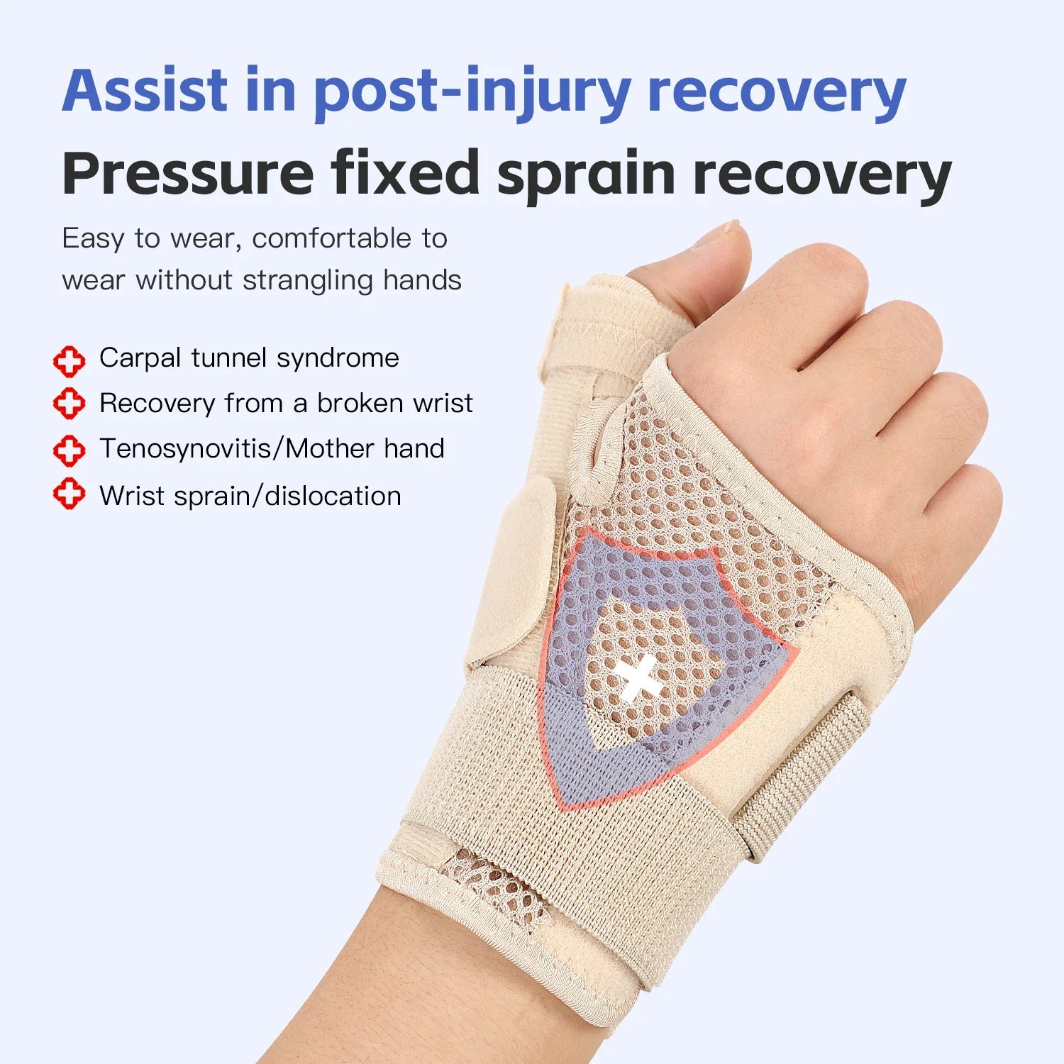 Attelle de Soutien pour Poignet et Pouce - Tendinite, Arthrite, Canal Carpien...