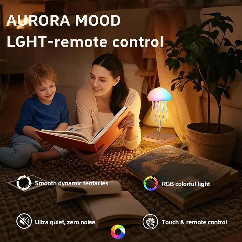 Lampe Médusa Tactile RGB à Tentacules Dynamiques