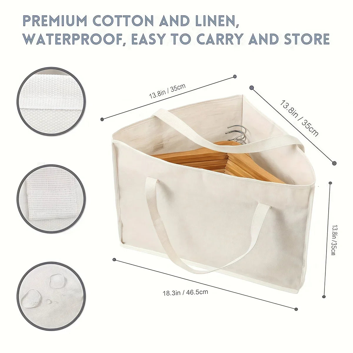 Sac Organisateur pour Rangement de Cintres