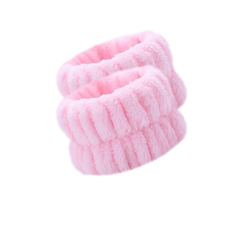 2x Bracelet de poignet en microfibre absorbante