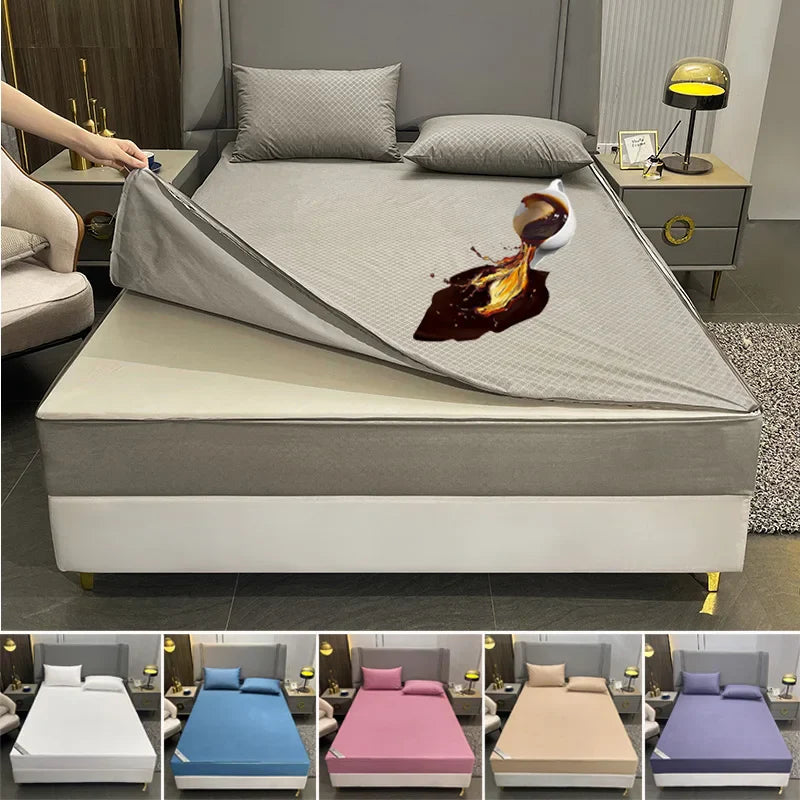 Housse Protège-Matelas Imperméable à Zip