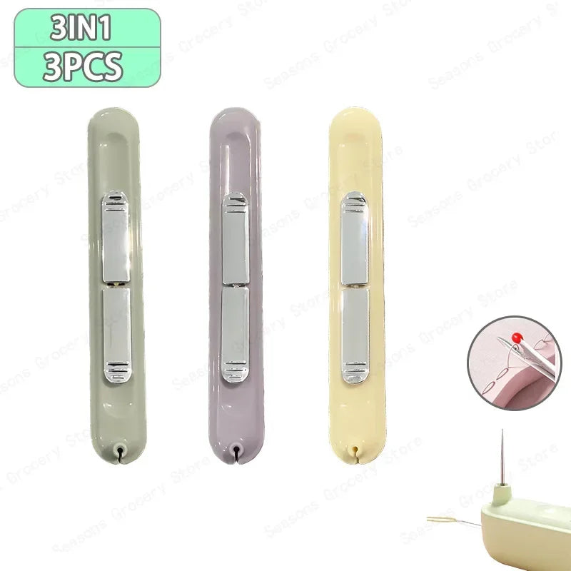 Outil de Couture 2-en-1 – Enfile-Aiguille & Découseur – Accessoire Pratique pour Couture, Broderie & Point de Croix - 3 ACHETÉS = 1 OFFERT