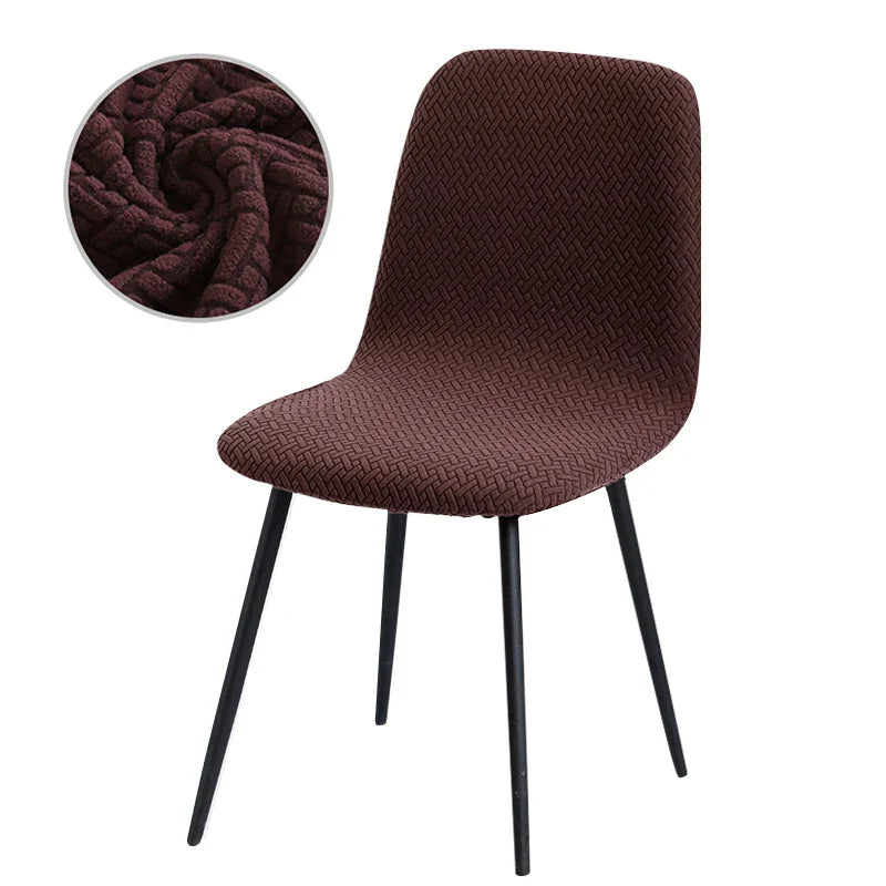 Housse de Chaise en Velours Extensible
