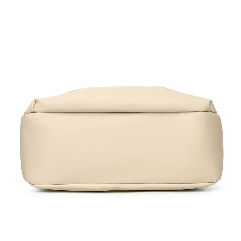 Sac Bandoulière Femme en Nylon Imperméable – Double Compartiment et Multiples Poches Zippées