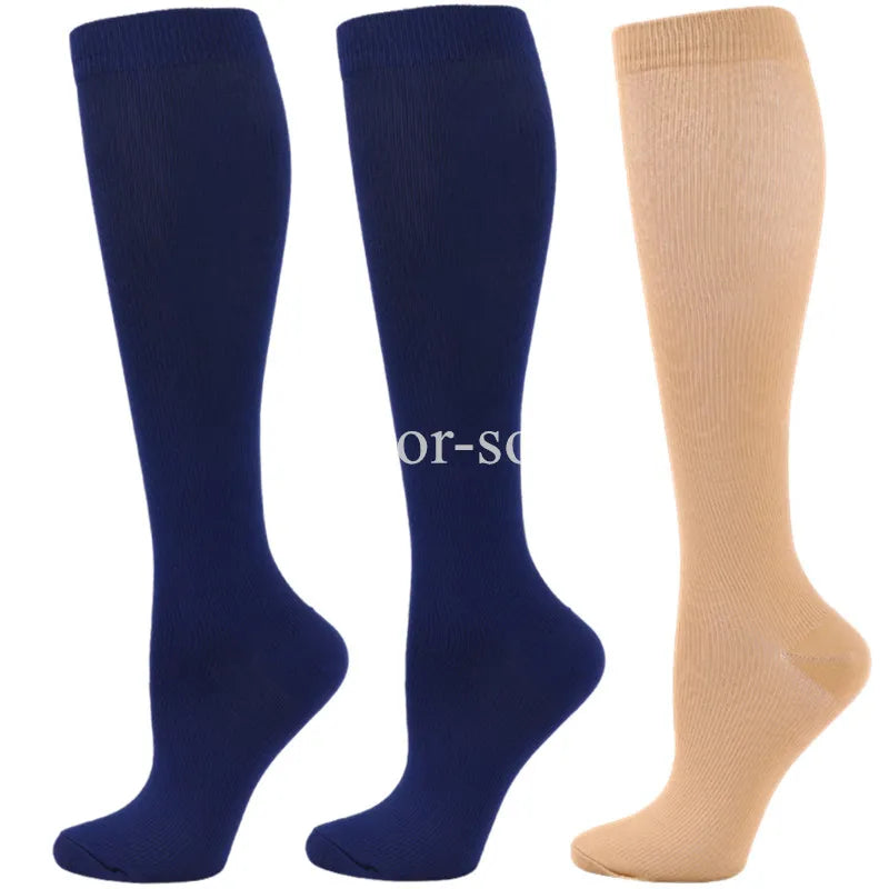 Lot de 3 Chaussettes Médicales montantes de compression