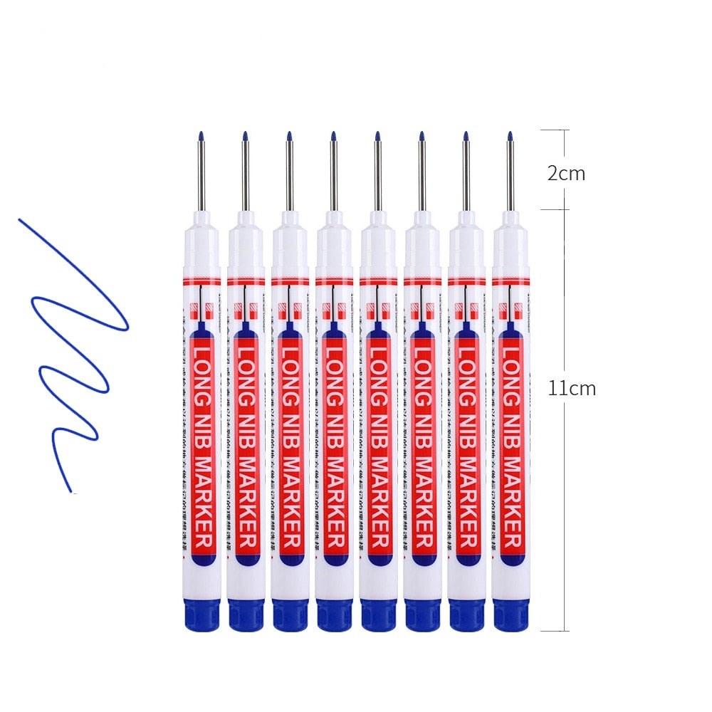 Ensemble de stylos marqueurs à tête longue 8pcs