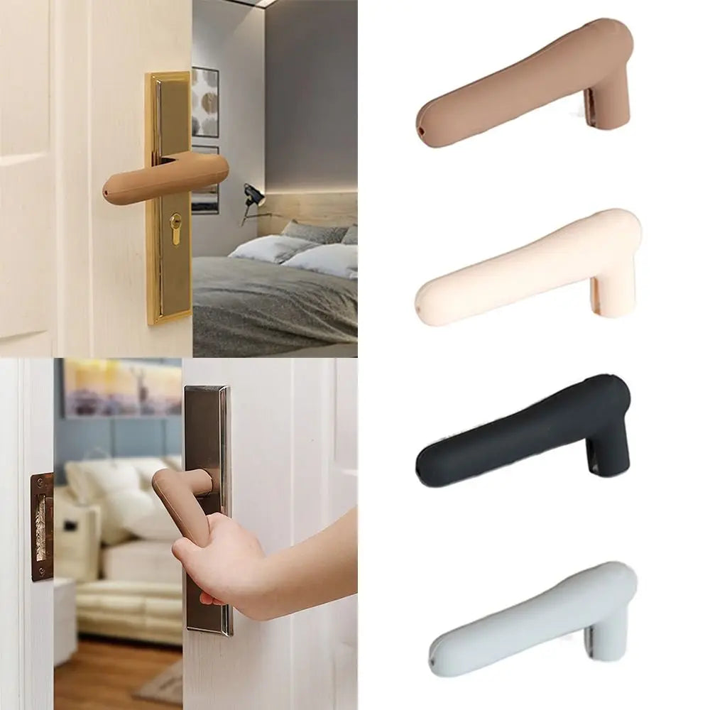 Housse de Poignée de Porte en Silicone – Manchon Antidérapant, Silencieux et Anti-Collision pour Maison