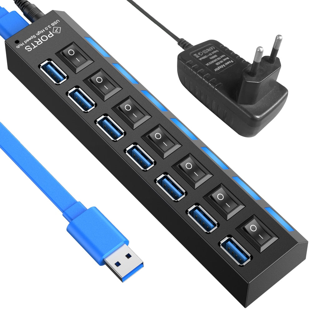 Hub multi USB haut débit 3.0