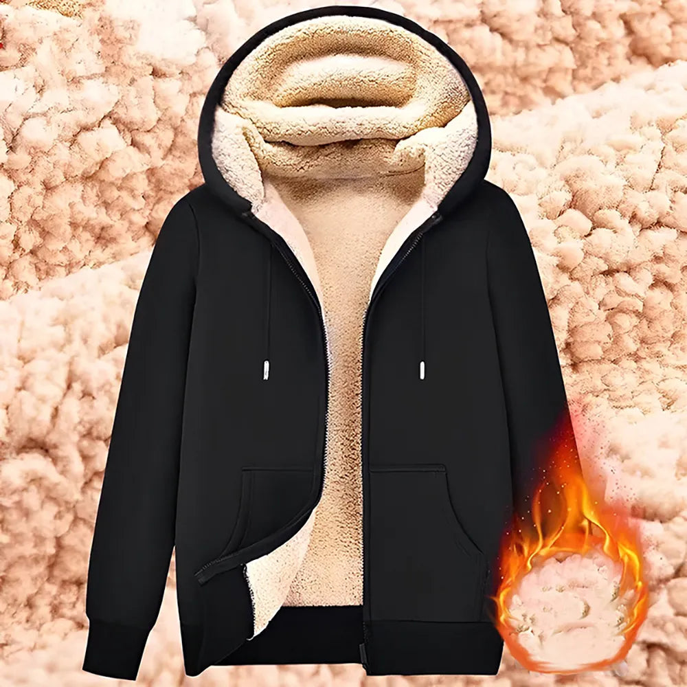 Gilet sweat à capuche - Doublure polaire