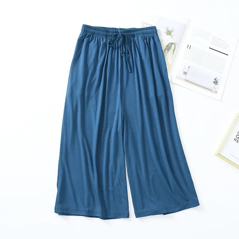 Pantalon à Taille élastique, léger et ample - Femme