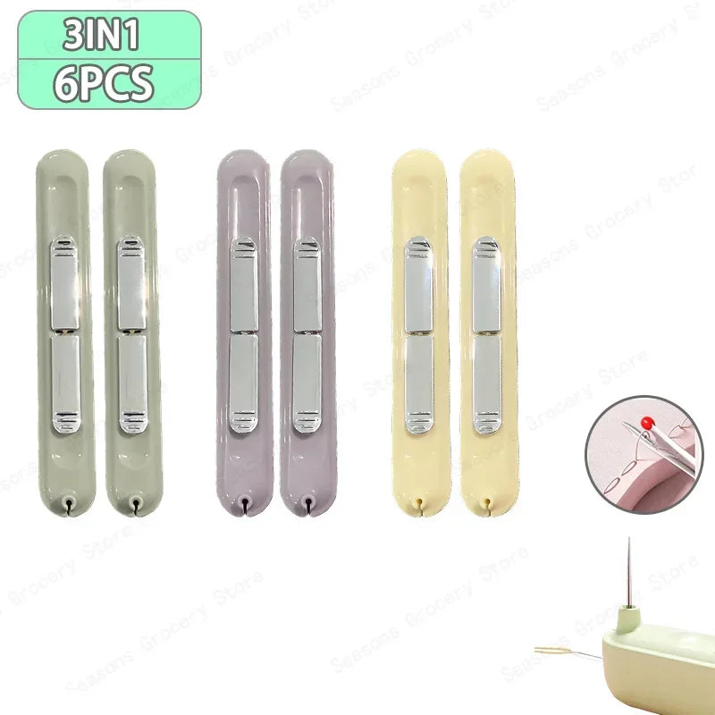 Outil de Couture 2-en-1 – Enfile-Aiguille & Découseur – Accessoire Pratique pour Couture, Broderie & Point de Croix - 3 ACHETÉS = 1 OFFERT