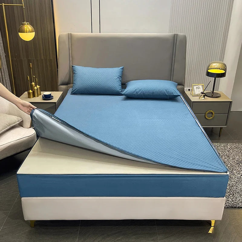 Housse Protège-Matelas Imperméable à Zip