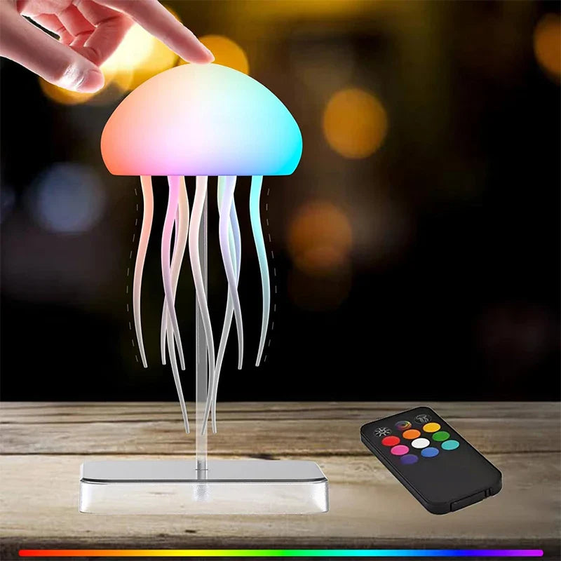 Lampe Médusa Tactile RGB à Tentacules Dynamiques