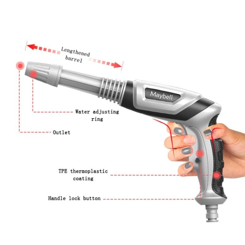 Pistolet haute pression 2 en 1