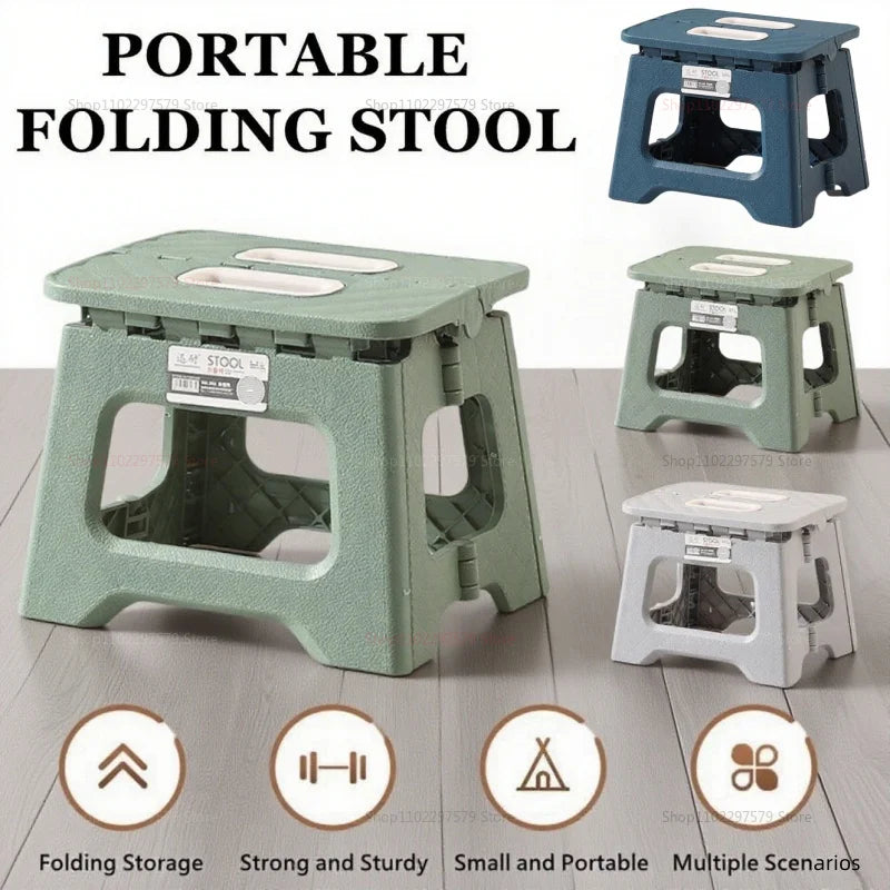 Tabouret Pliant Portable et Renforcé – Mini Chaise d’Extérieur pour Camping, Pêche, Pique-Nique, Voyage et Randonnée
