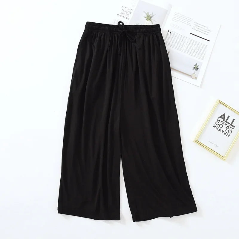 Pantalon à Taille élastique, léger et ample - Femme