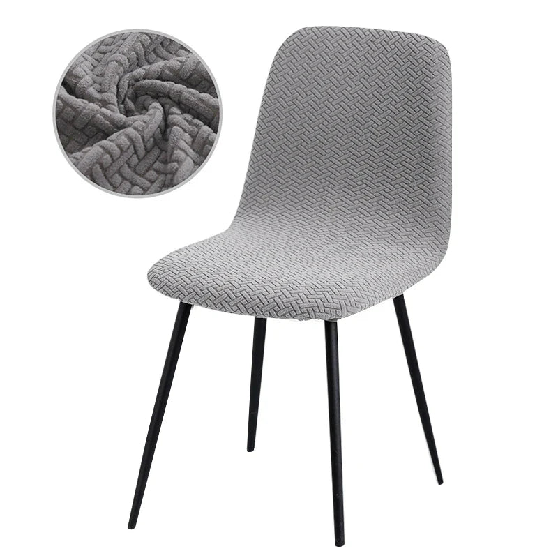 Housse de Chaise en Velours Extensible