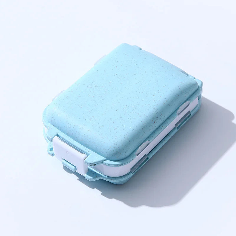 Mini Pilulier Organisateur de Voyage - 8 Compartiments