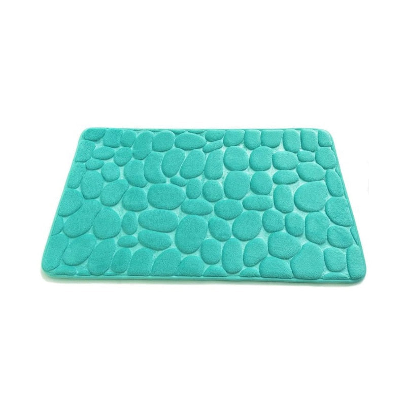 Tapis de bain pavé ultra absorbant