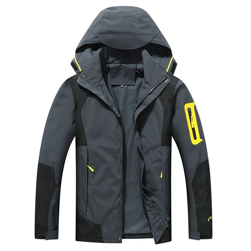 Manteau à Capuche Imperméable et Coupe-vent pour Homme
