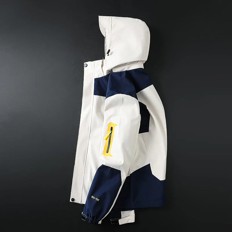 Manteau à Capuche Imperméable et Coupe-vent pour Homme