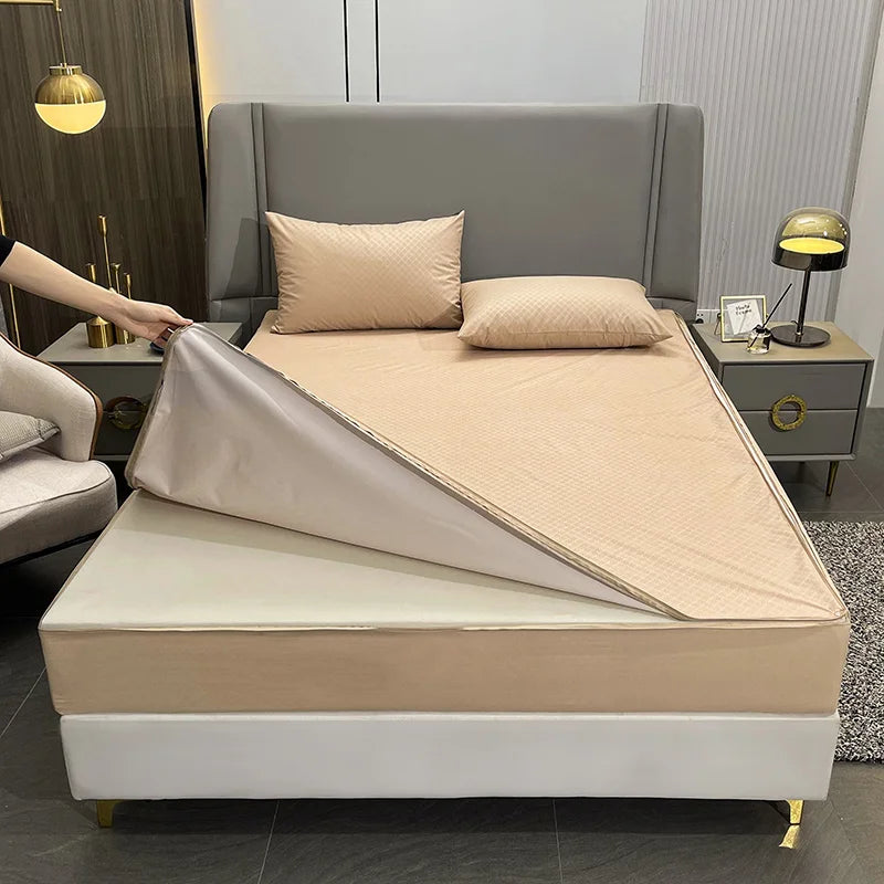 Housse Protège-Matelas Imperméable à Zip