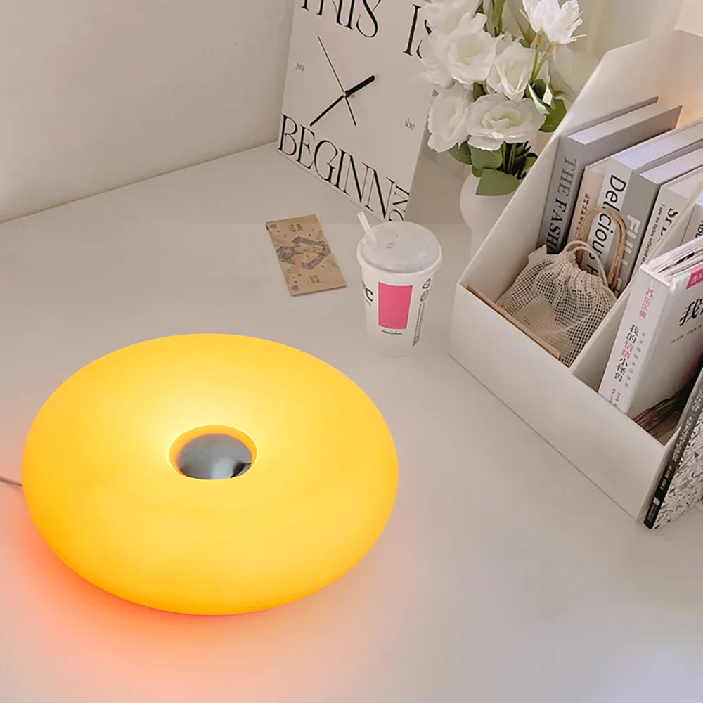Lampe Donut Tendance USB Tactile - Couleurs & Intensités