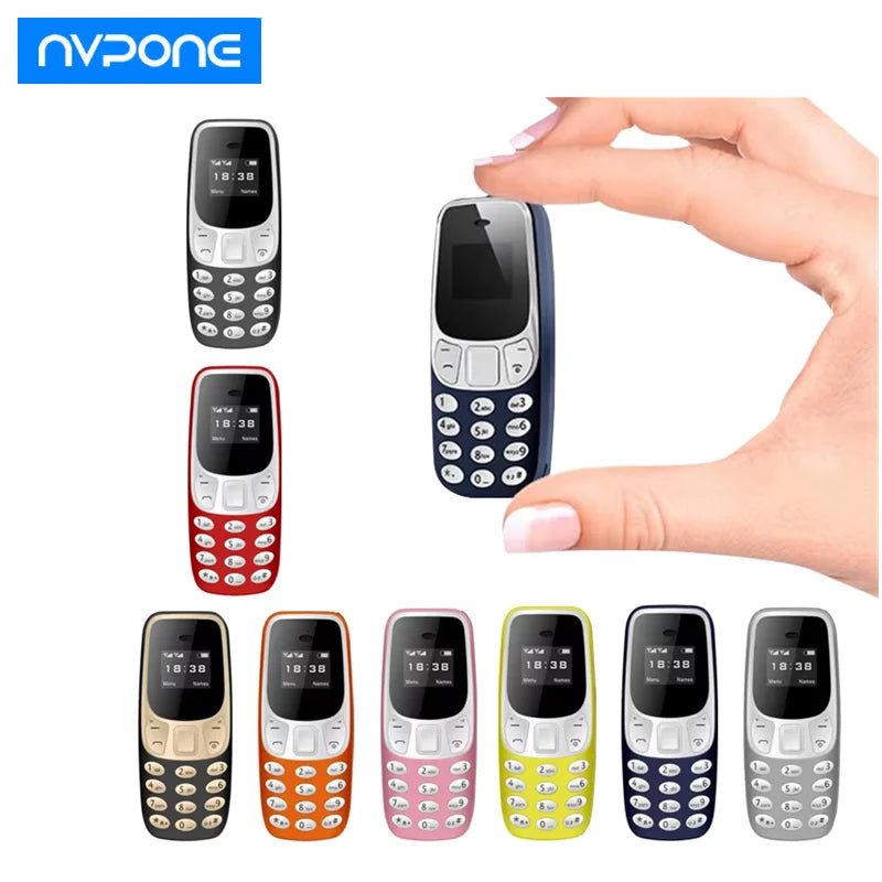Micro Téléphone de Poche avec Lecteur MP3 et Radio FM