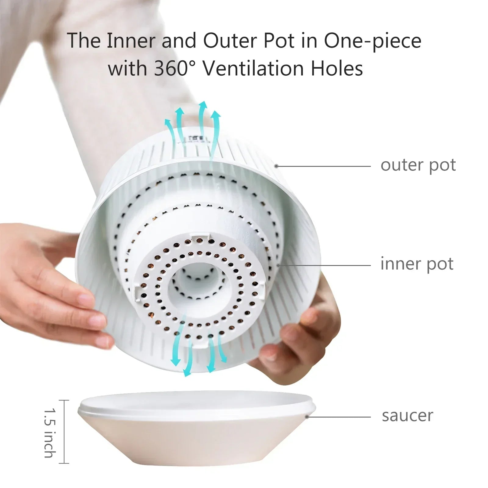 Pot Spécial Orchidée - 360° de Ventilation