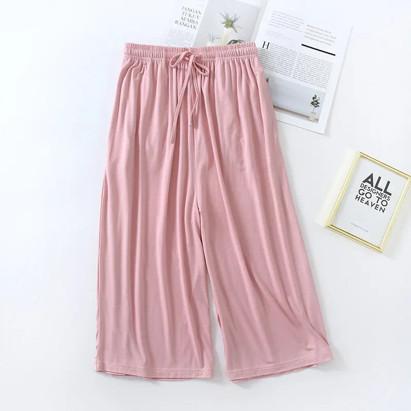 Pantalon à Taille élastique, léger et ample - Femme
