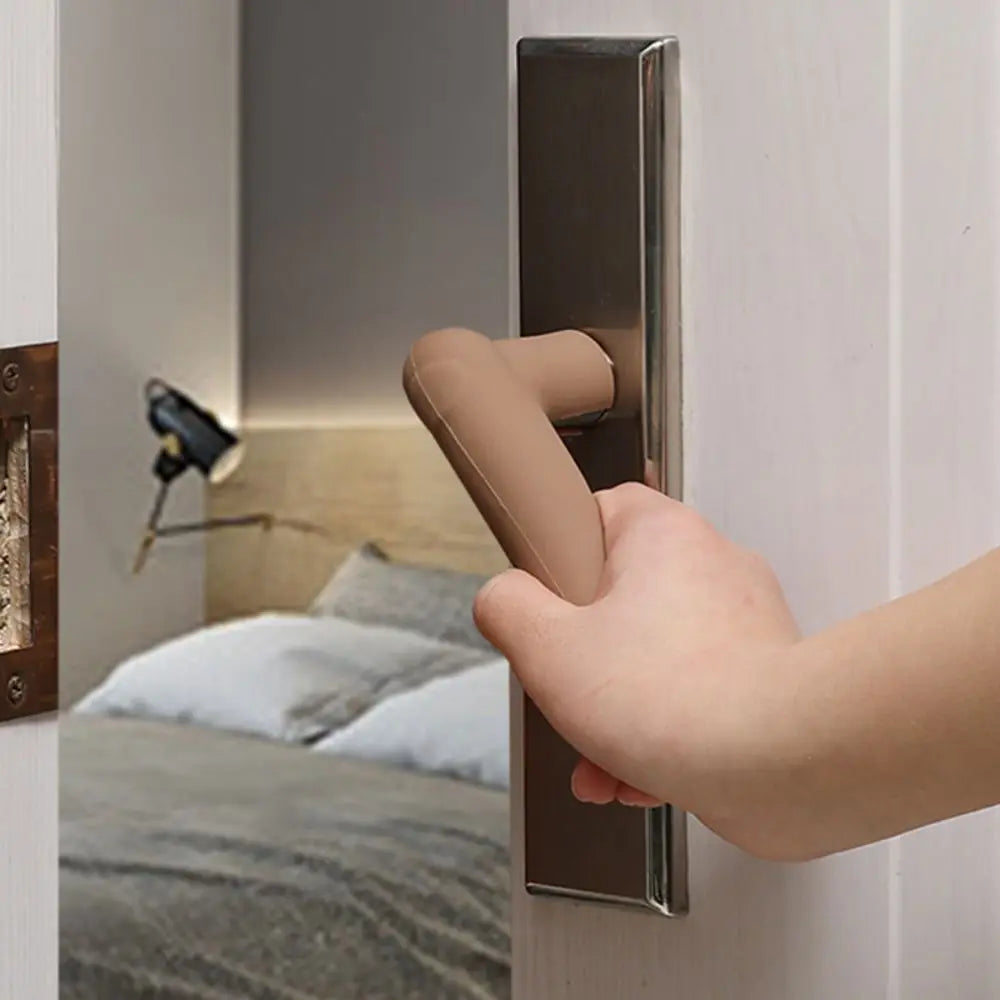 Housse de Poignée de Porte en Silicone – Manchon Antidérapant, Silencieux et Anti-Collision pour Maison