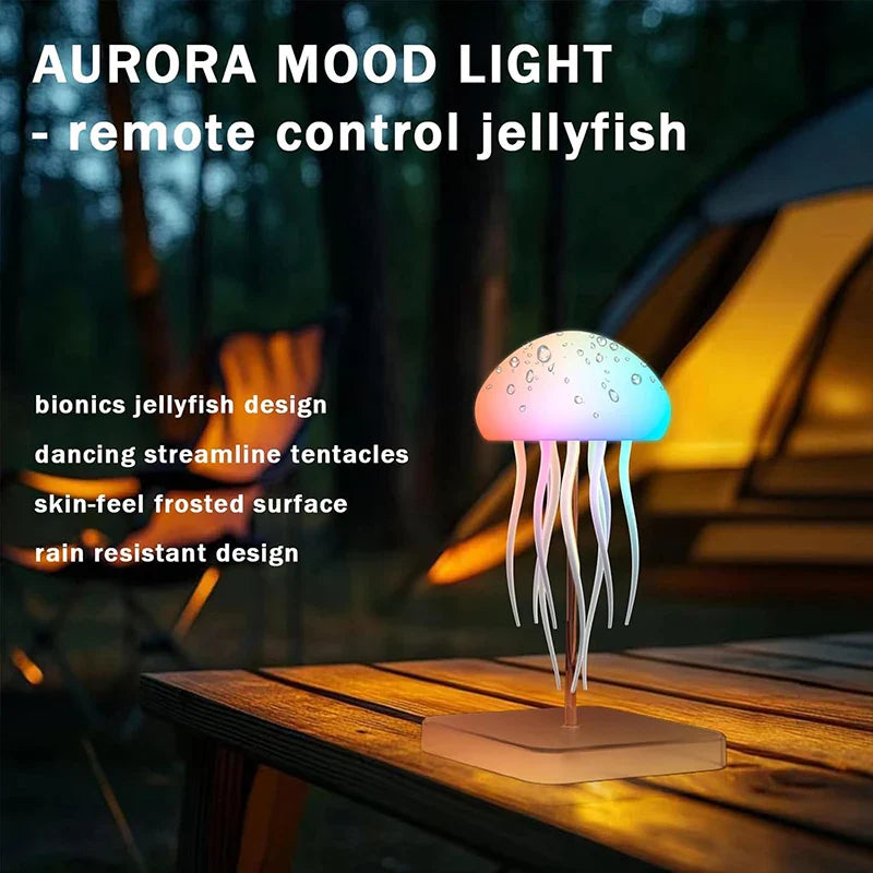 Lampe Médusa Tactile RGB à Tentacules Dynamiques