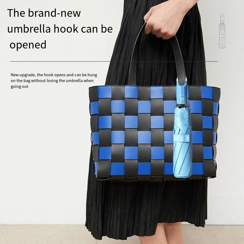 Parapluie Automatique à Crochet – UV & Pluie