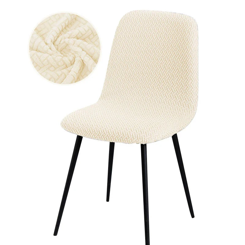 Housse de Chaise en Velours Extensible