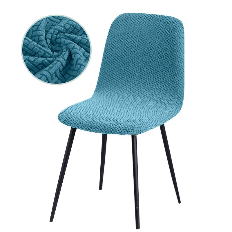 Housse de Chaise en Velours Extensible